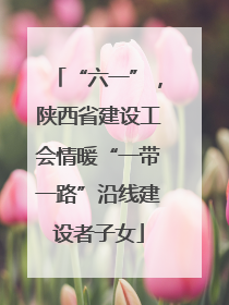 “六一”，陕西省建设工会情暖“一带一路”沿线建设者子女