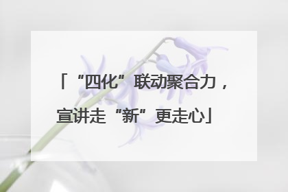 “四化”联动聚合力，宣讲走“新”更走心