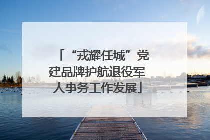 “戎耀任城”党建品牌护航退役军人事务工作发展