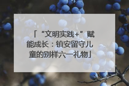 “文明实践+”赋能成长：镇安留守儿童的别样六一礼物