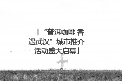 “普洱咖啡 香遇武汉”城市推介活动盛大启幕