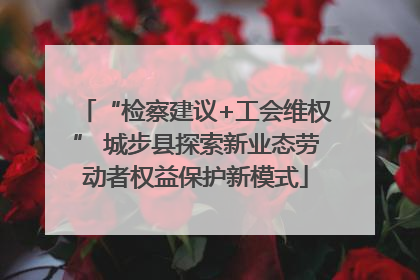 “检察建议+工会维权” 城步县探索新业态劳动者权益保护新模式