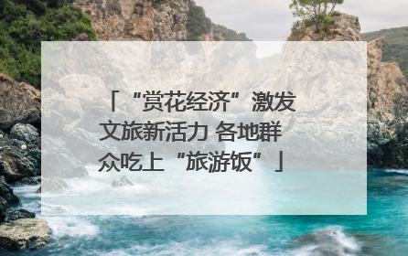 “赏花经济”激发文旅新活力 各地群众吃上“旅游饭”