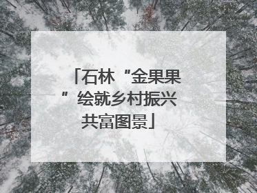 石林“金果果”绘就乡村振兴共富图景