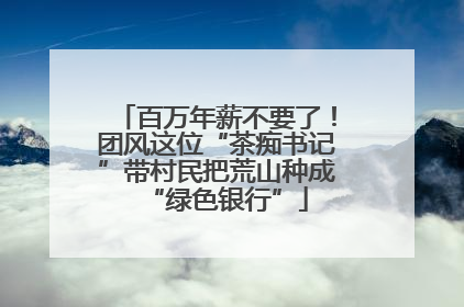 百万年薪不要了！团风这位“茶痴书记”带村民把荒山种成“绿色银行”