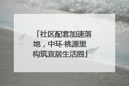 社区配套加速落地，中环·桃源里构筑宜居生活圈