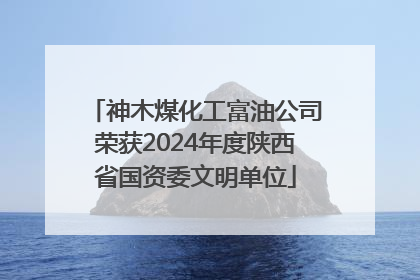 神木煤化工富油公司荣获2024年度陕西省国资委文明单位