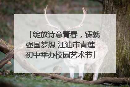 绽放诗意青春，铸就强国梦想 江油市青莲初中举办校园艺术节