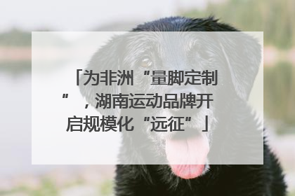 为非洲“量脚定制”，湖南运动品牌开启规模化“远征”