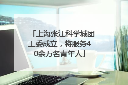 上海张江科学城团工委成立，将服务40余万名青年人