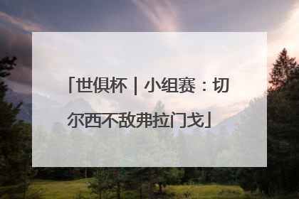 世俱杯｜小组赛：切尔西不敌弗拉门戈
