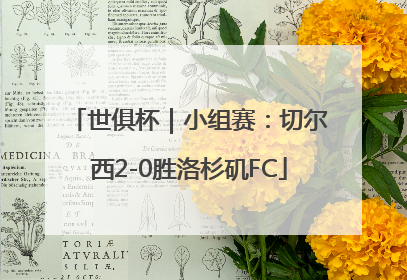 世俱杯｜小组赛：切尔西2-0胜洛杉矶FC