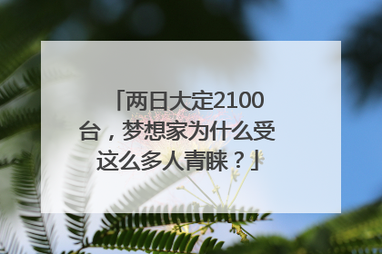 两日大定2100台，梦想家为什么受这么多人青睐？