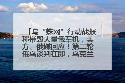 乌“蛛网”行动战报称摧毁大量俄军机，美方、俄媒回应！第二轮俄乌谈判在即，乌克兰提出三大诉求