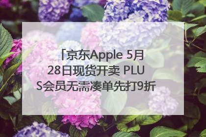 京东Apple 5月28日现货开卖 PLUS会员无需凑单先打9折再叠618优惠