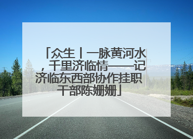 众生丨一脉黄河水，千里济临情——记济临东西部协作挂职干部陈姗姗