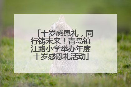 十岁感恩礼，同行铸未来！青岛镇江路小学举办年度十岁感恩礼活动