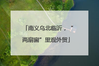 南义乌北临沂，“两扇窗”里观外贸
