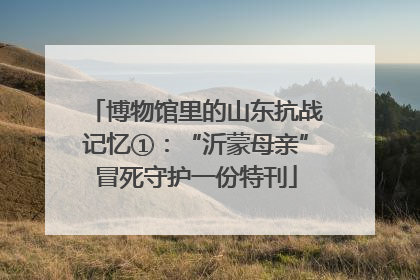 博物馆里的山东抗战记忆①：“沂蒙母亲”冒死守护一份特刊