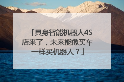 具身智能机器人4S店来了，未来能像买车一样买机器人？