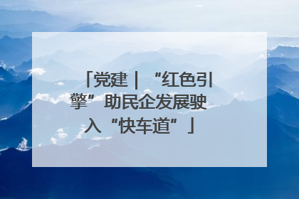 党建｜“红色引擎”助民企发展驶入“快车道”