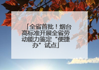 全省首批！烟台高标准开展全省劳动能力鉴定“便捷办”试点