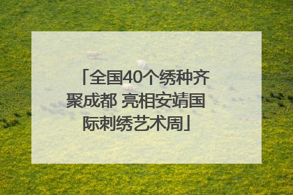 全国40个绣种齐聚成都 亮相安靖国际刺绣艺术周