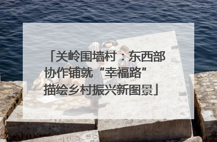 关岭围墙村：东西部协作铺就“幸福路” 描绘乡村振兴新图景