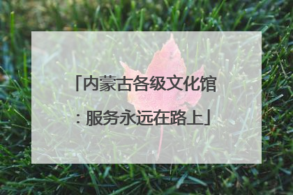 内蒙古各级文化馆：服务永远在路上