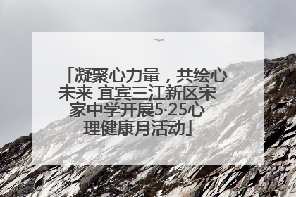 凝聚心力量，共绘心未来 宜宾三江新区宋家中学开展5·25心理健康月活动