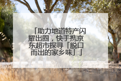 助力地道特产闪耀出圈，快手携京东超市探寻「脱口而出的家乡味」