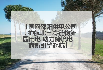 国网邵阳供电公司：护航北丰冷链物流园用电 助力跨境电商新引擎起航
