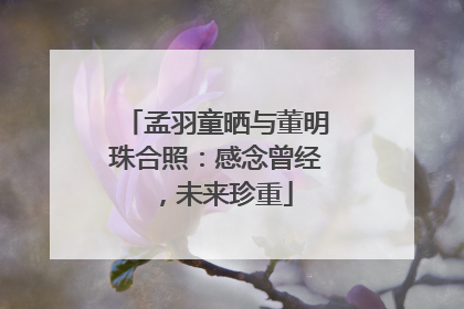 孟羽童晒与董明珠合照：感念曾经，未来珍重