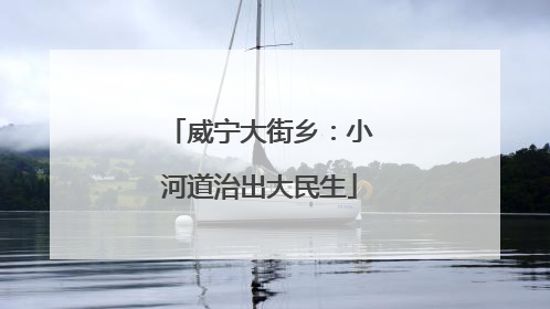 威宁大街乡：小河道治出大民生