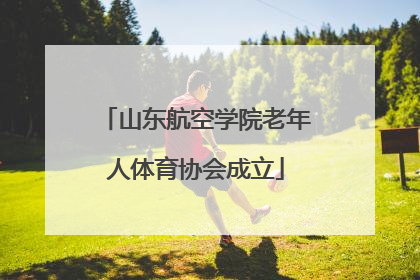 山东航空学院老年人体育协会成立