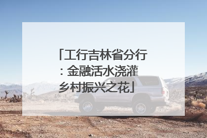 工行吉林省分行：金融活水浇灌 乡村振兴之花