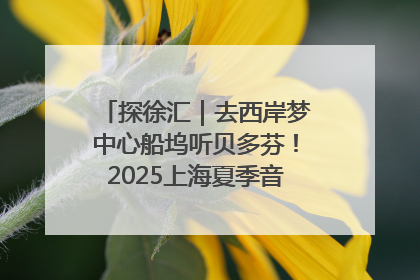探徐汇｜去西岸梦中心船坞听贝多芬！2025上海夏季音乐节公布节目阵容