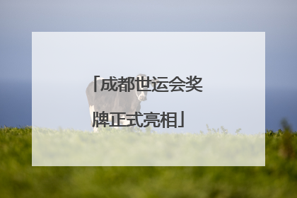 成都世运会奖牌正式亮相