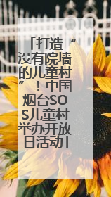 打造“没有院墙的儿童村”！中国烟台SOS儿童村举办开放日活动