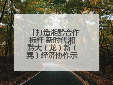 打造湘黔合作标杆 新时代湘黔大（龙）新（晃）经济协作示范园建设签约