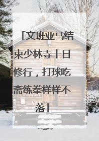 文班亚马结束少林寺十日修行，打球吃斋练拳样样不落