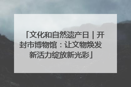 文化和自然遗产日｜开封市博物馆：让文物焕发新活力绽放新光彩
