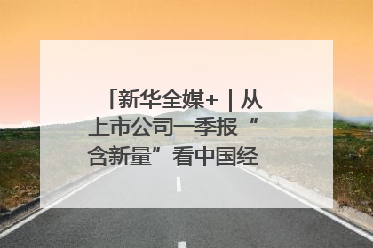 新华全媒+｜从上市公司一季报“含新量”看中国经济发展向“新”