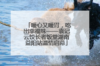 暖心又暖胃，吃出幸福味——袁记云饺长者饭堂湖南益阳站温情启幕