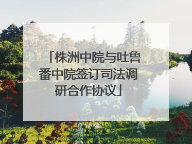 株洲中院与吐鲁番中院签订司法调研合作协议
