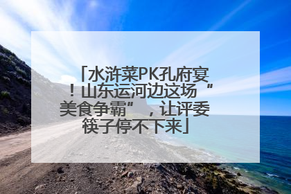 水浒菜PK孔府宴！山东运河边这场“美食争霸”，让评委筷子停不下来