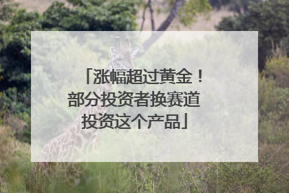 涨幅超过黄金！部分投资者换赛道投资这个产品