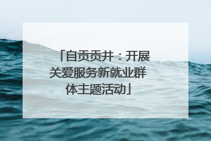 自贡贡井：开展关爱服务新就业群体主题活动