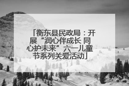 衡东县民政局：开展“润心伴成长 同心护未来”六一儿童节系列关爱活动