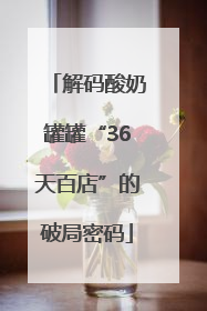 解码酸奶罐罐“36天百店”的破局密码